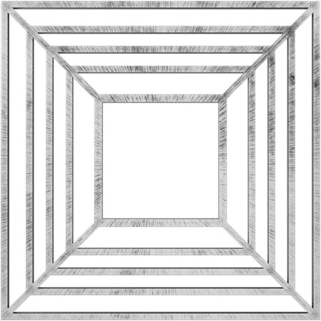 Ekena Millwork Raven Architectural Grade PVC Pierced Ceiling Medallion, Antiqued Silver, 26"OD x 9 1/2"ID x 3/4"P CMPP26X26RAASV